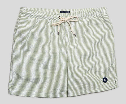 Seersucker Swim Trunk - Green
