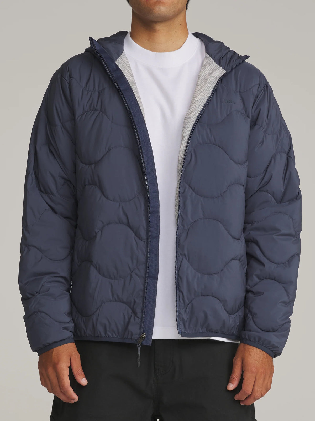 OTG Henson Hooded Puffer – Washed Blue