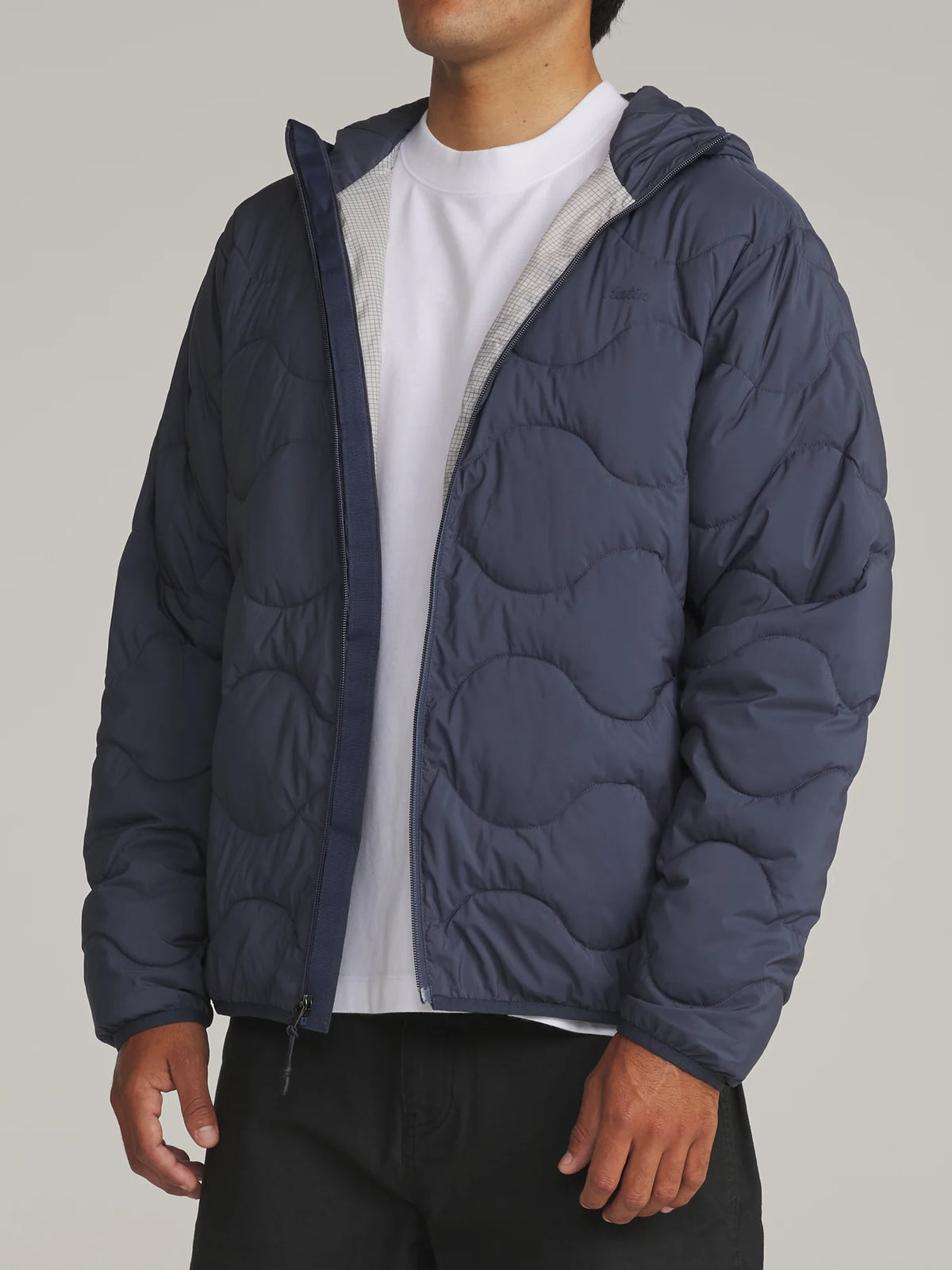 OTG Henson Hooded Puffer – Washed Blue
