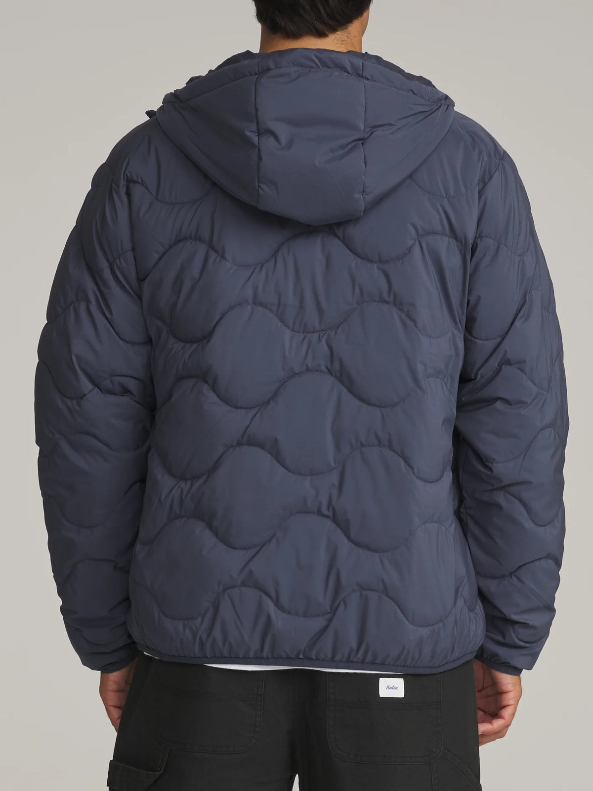 OTG Henson Hooded Puffer – Washed Blue