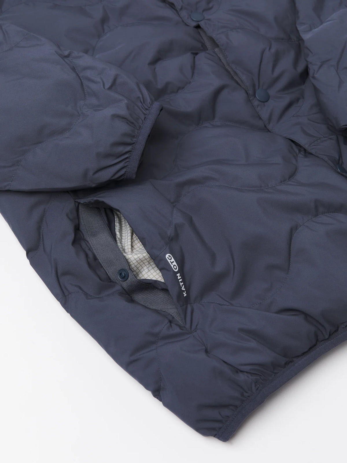 OTG Henson Hooded Puffer – Washed Blue