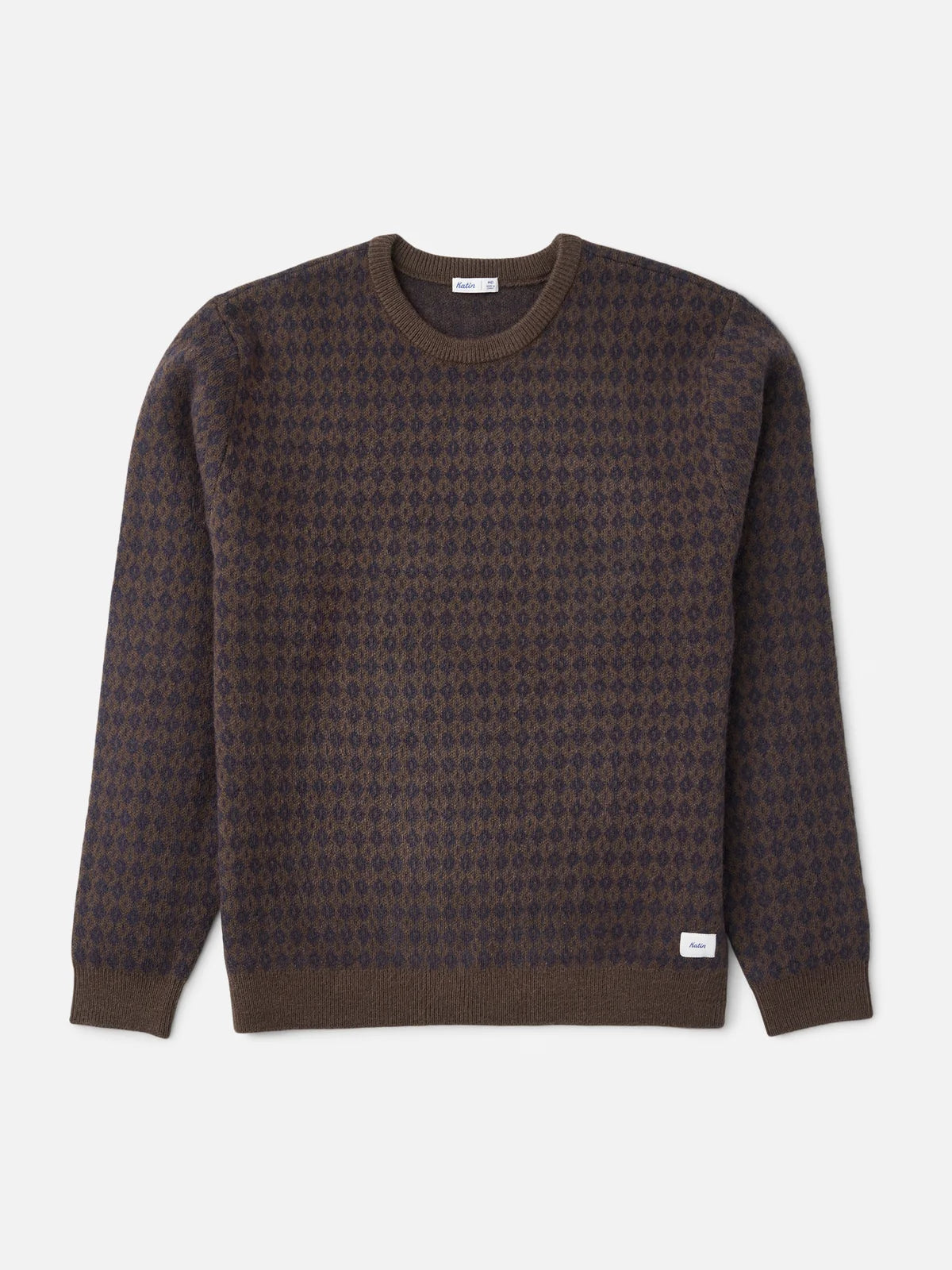Check Sweater – Gray/Navy