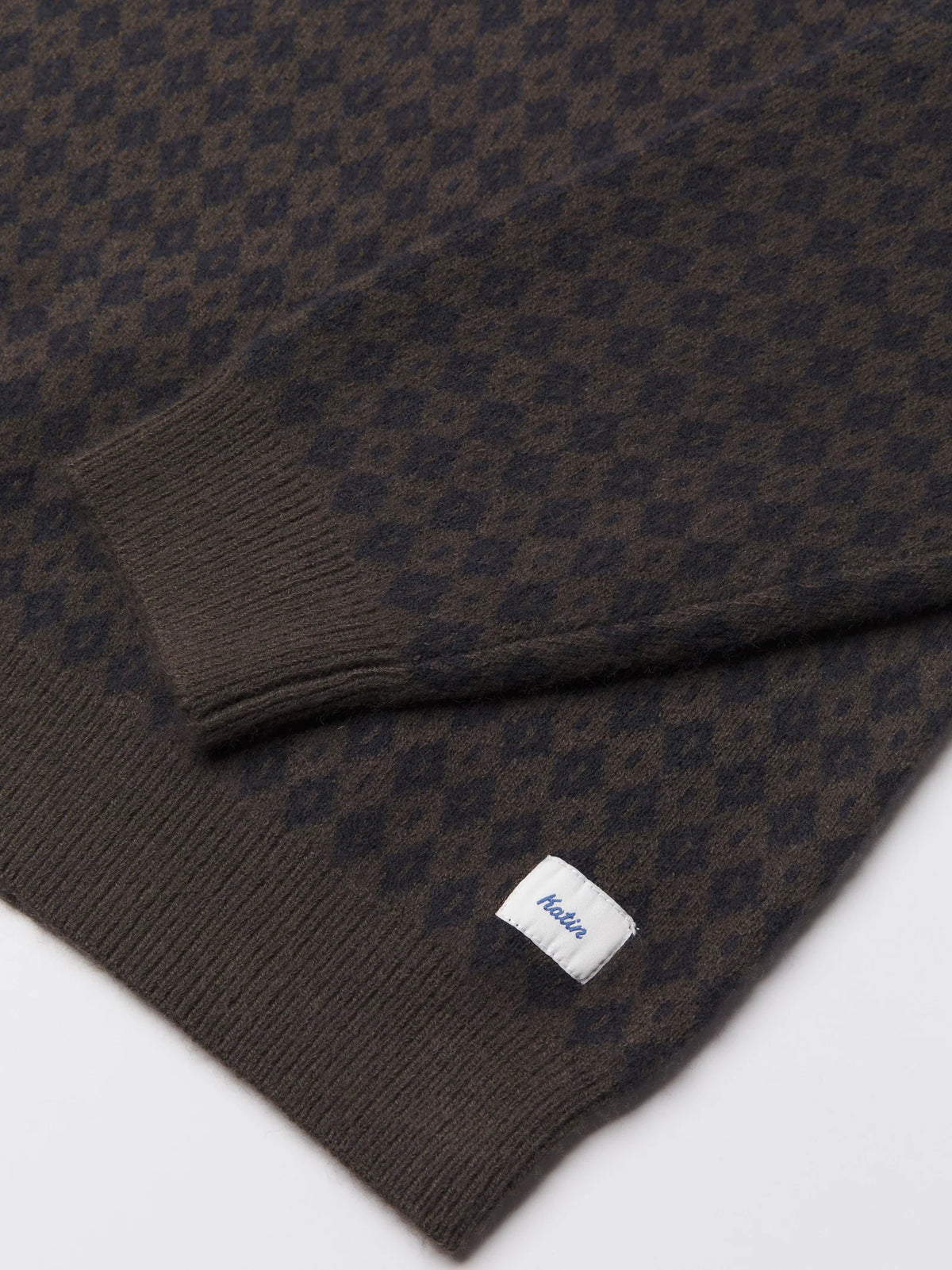 Check Sweater – Gray/Navy