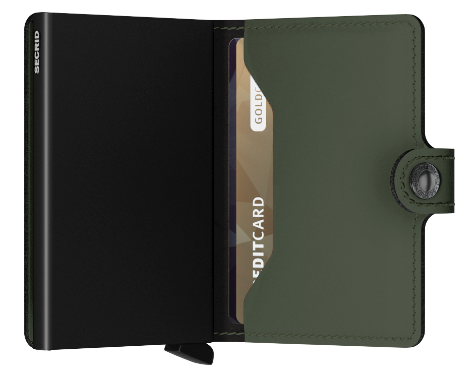 Miniwallet Matte - Green/Black