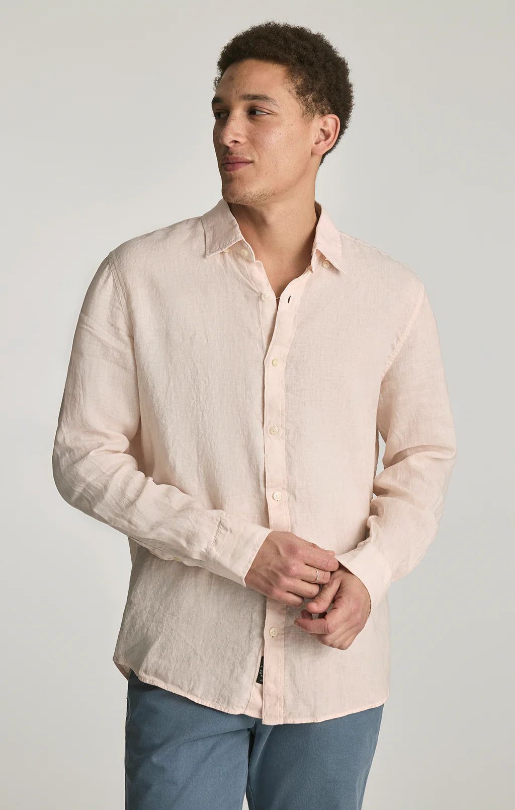 Classic Linen Button-Up