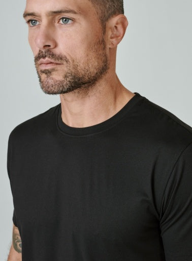 7 Diamonds CORE CREW NECK TEE - BLACK