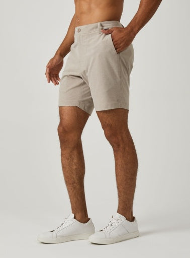 Dynamic 7" Hybrid Short in Putty by 7Diamonds – image 4