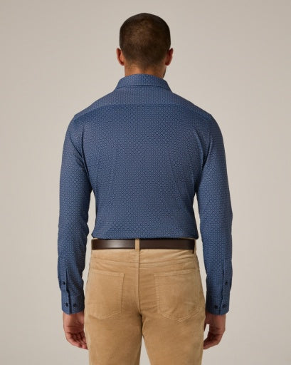 Alba Long Sleeve Shirt in Navy by 7Diamonds – image 3
