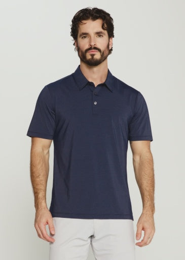 Dawn Patrol Polo in Navy by 7Diamonds
