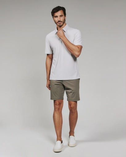 7 Diamonds ROSWELL POLO - FOG