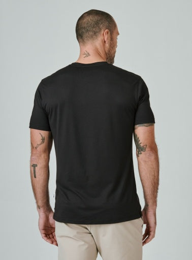 7 Diamonds CORE CREW NECK TEE - BLACK