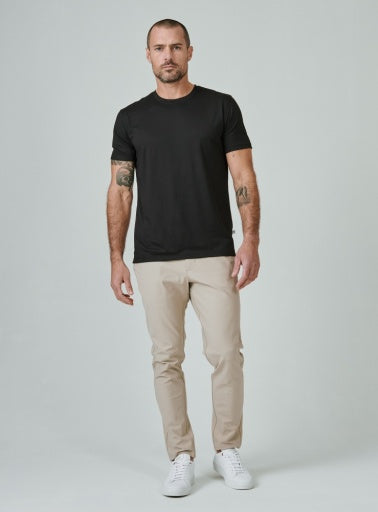 7 Diamonds CORE CREW NECK TEE - BLACK