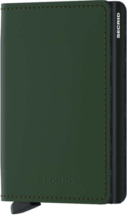 Slimwallet Matte - Green/Black