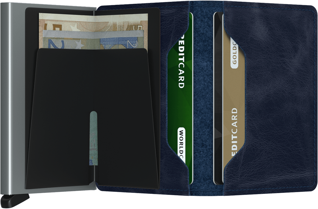 Slimwallet Vintage - Blue