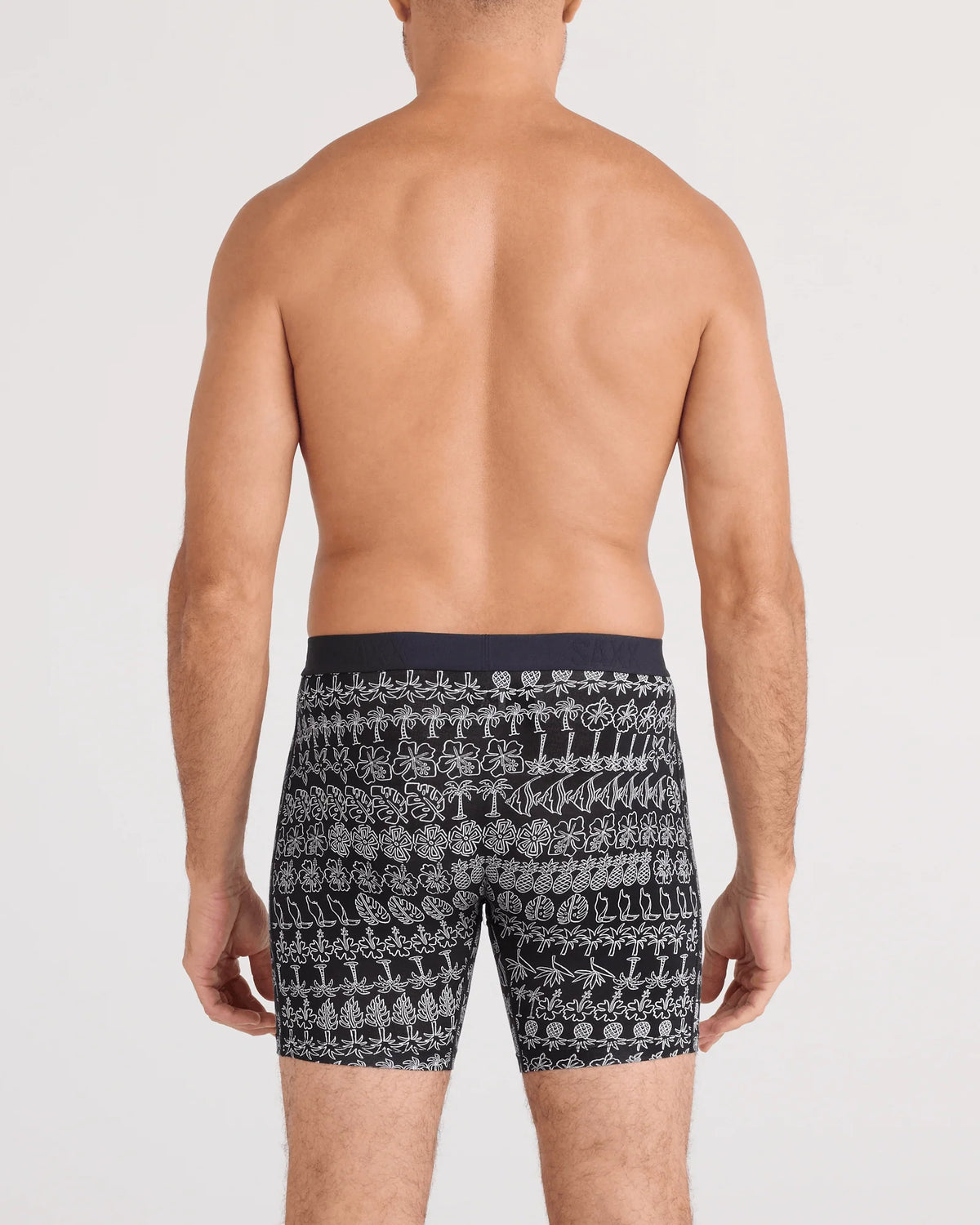 SAXX Vibe Xtra Boxer Brief – Island Lineup Black