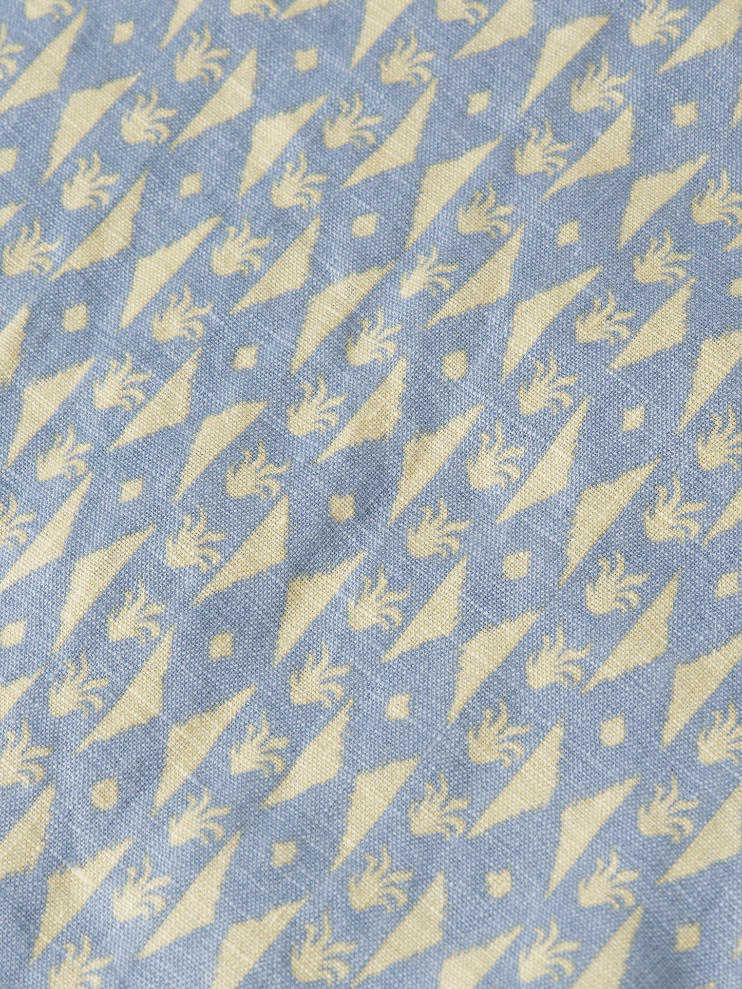 Printed Linen Short Sleeve Shirt