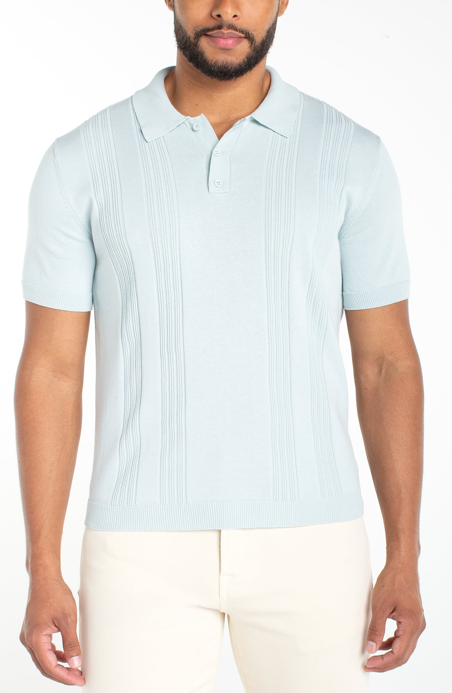 Cotton Sweater Knit Polo