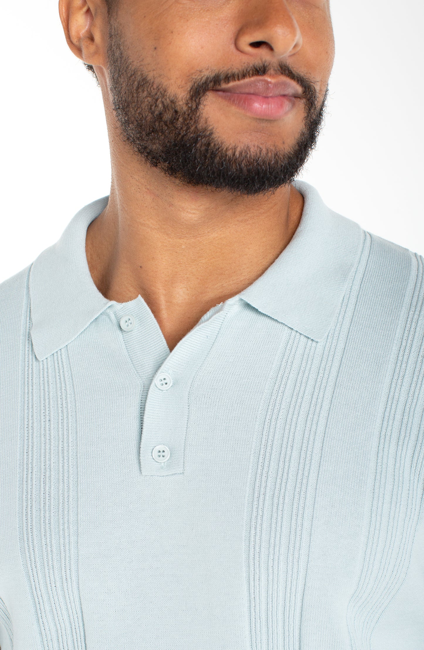 Cotton Sweater Knit Polo