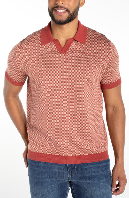Johnny Collar Sweater Knit Polo