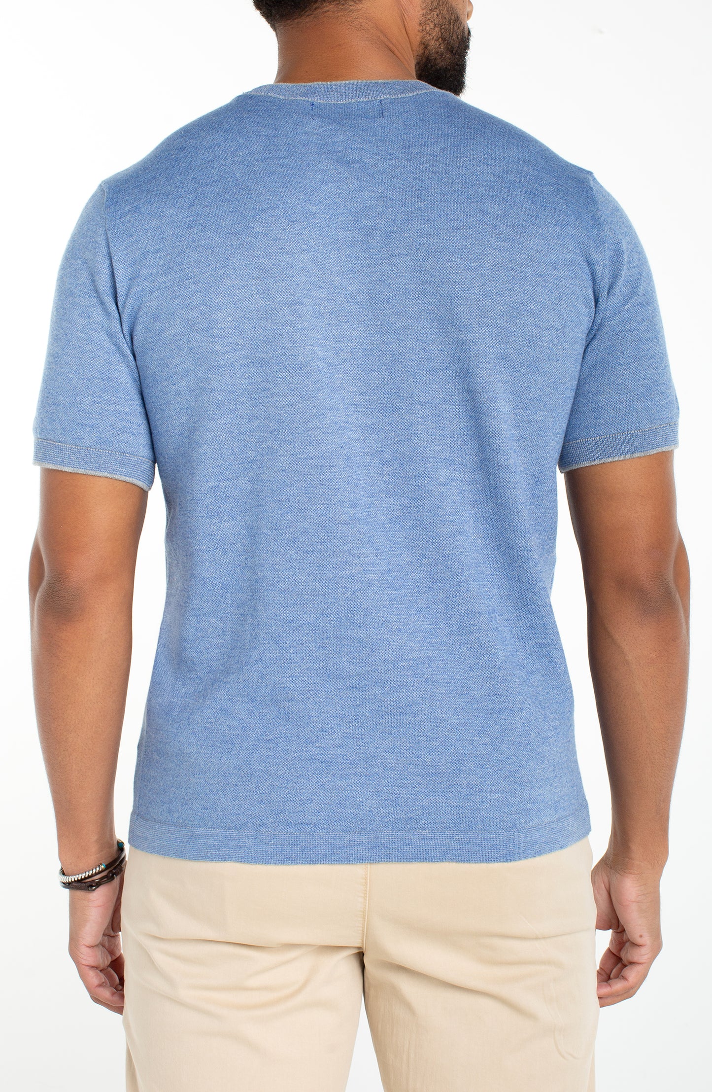 Sweater Knit Crew Neck Tee