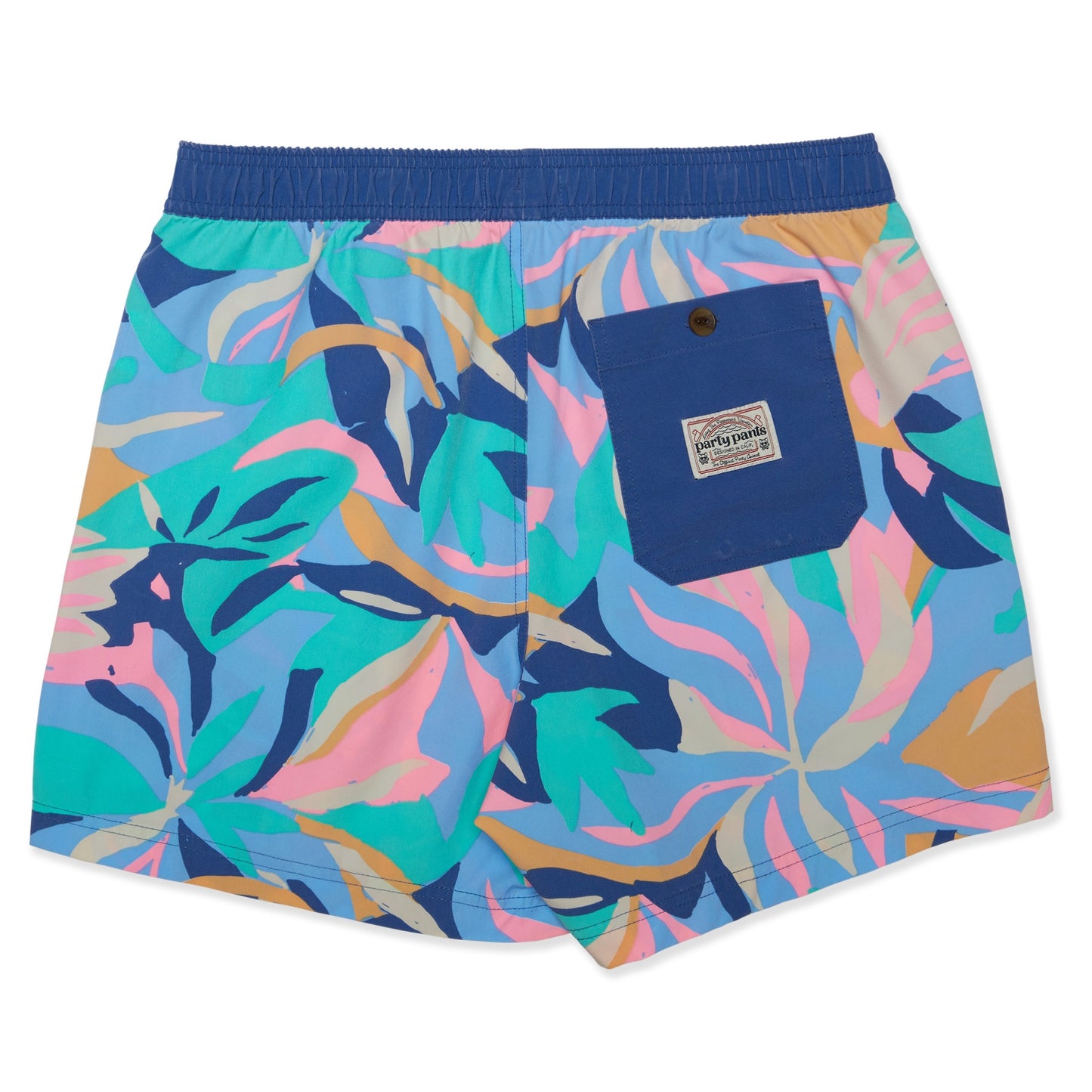 Party Pants 5” Floral Swim Trunks