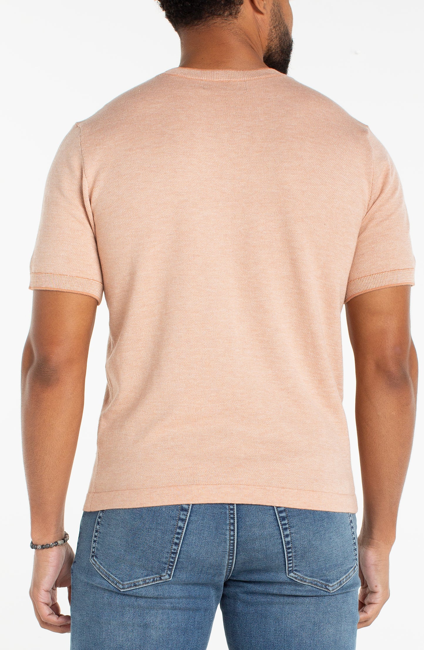 Sweater Knit Crew Neck Tee