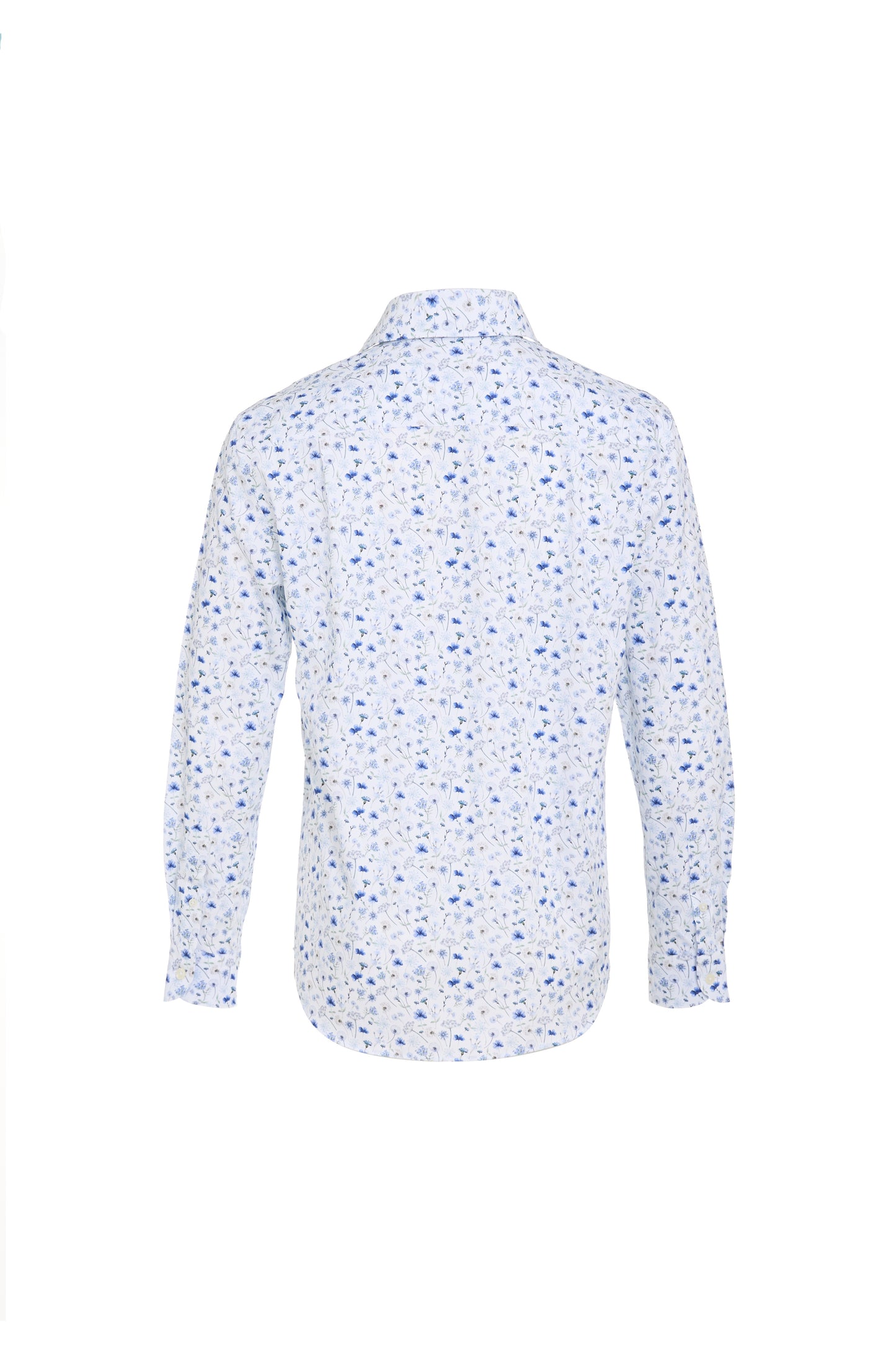 Floral Dobby Roll Collar Shirt