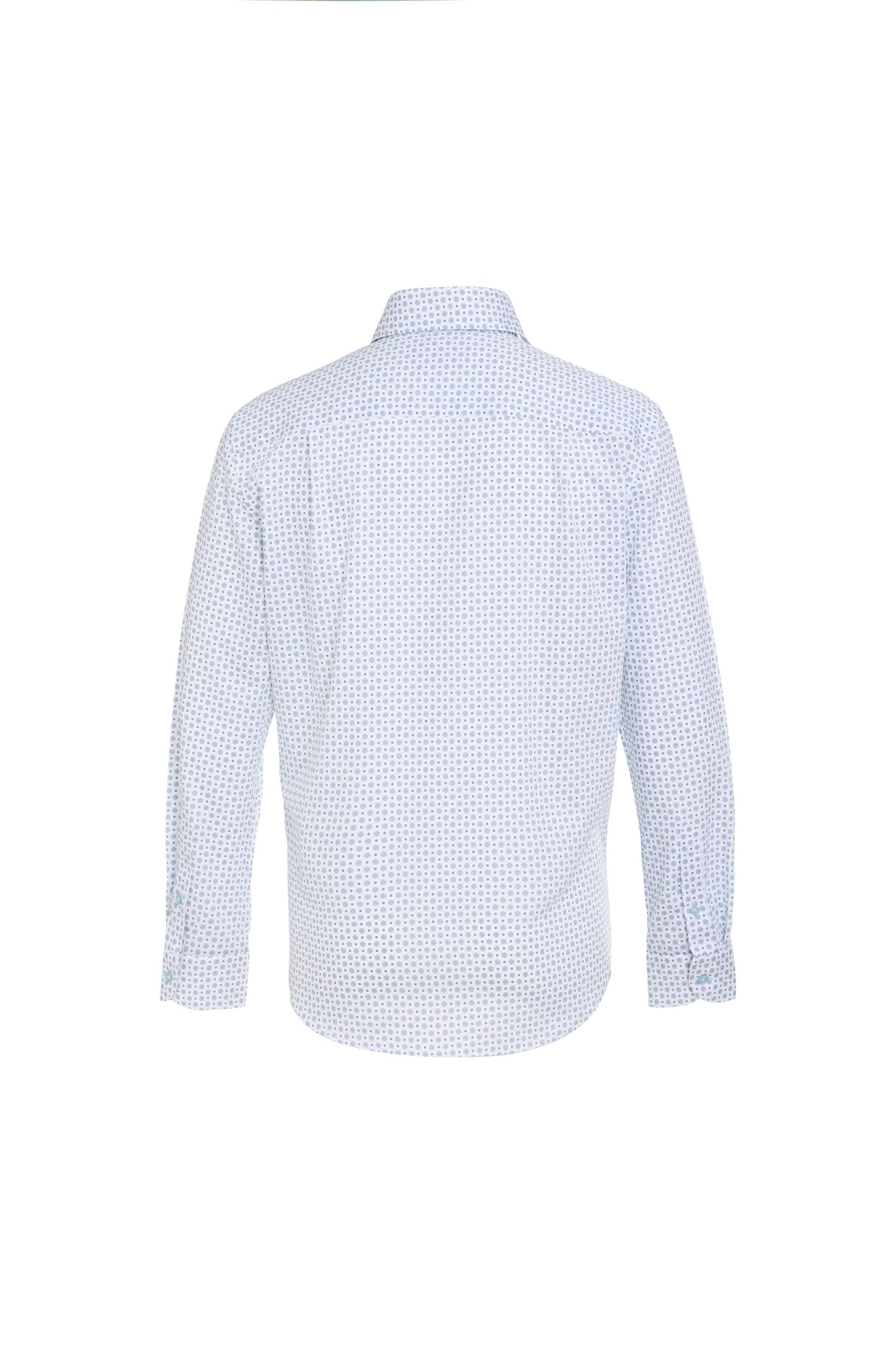 Geo Circle Dobby Roll Collar Shirt