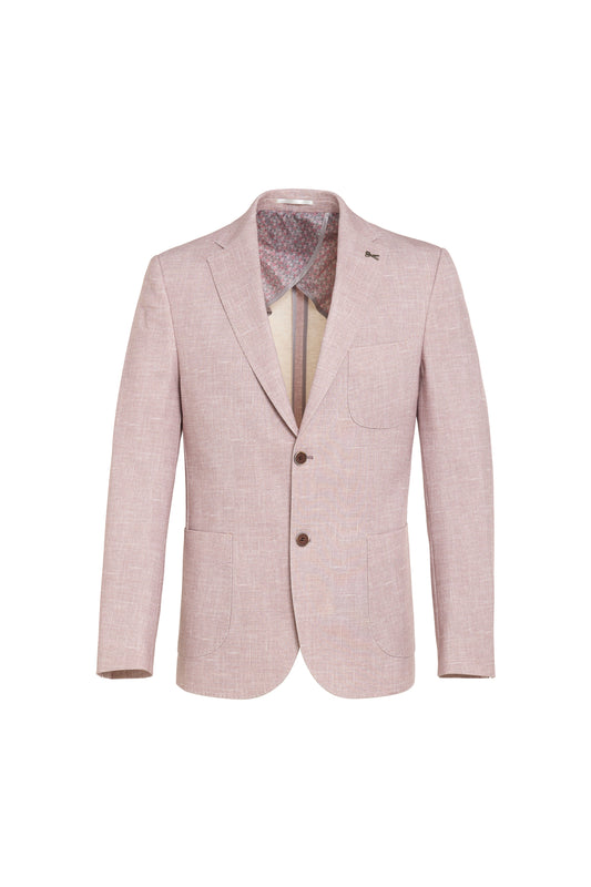 Melange Knit Basketweave Blazer
