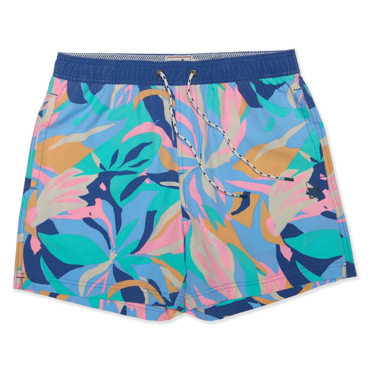 5" Floral Party Lined Swim Trunk