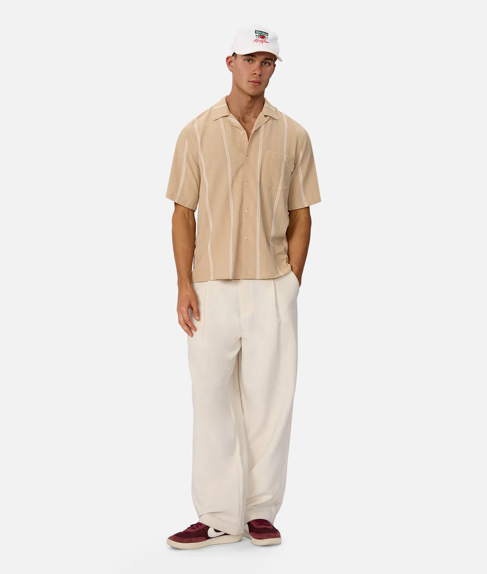 The Fullerton S/S Shirt - Saff/White