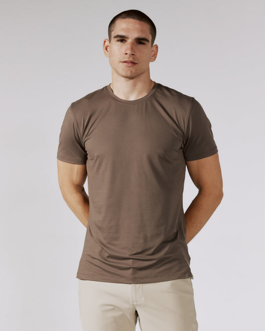 Core Performance T-Shirt - Dark Taupe