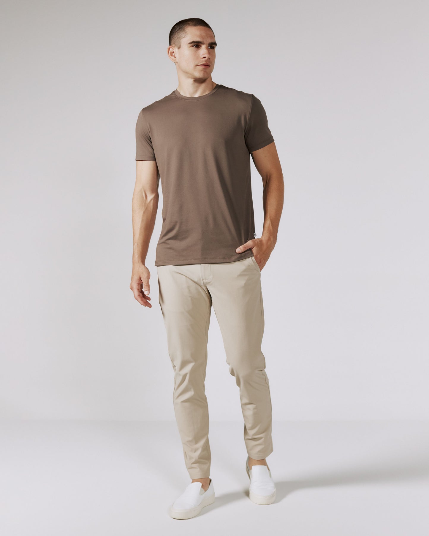 Core Performance T-Shirt - Dark Taupe