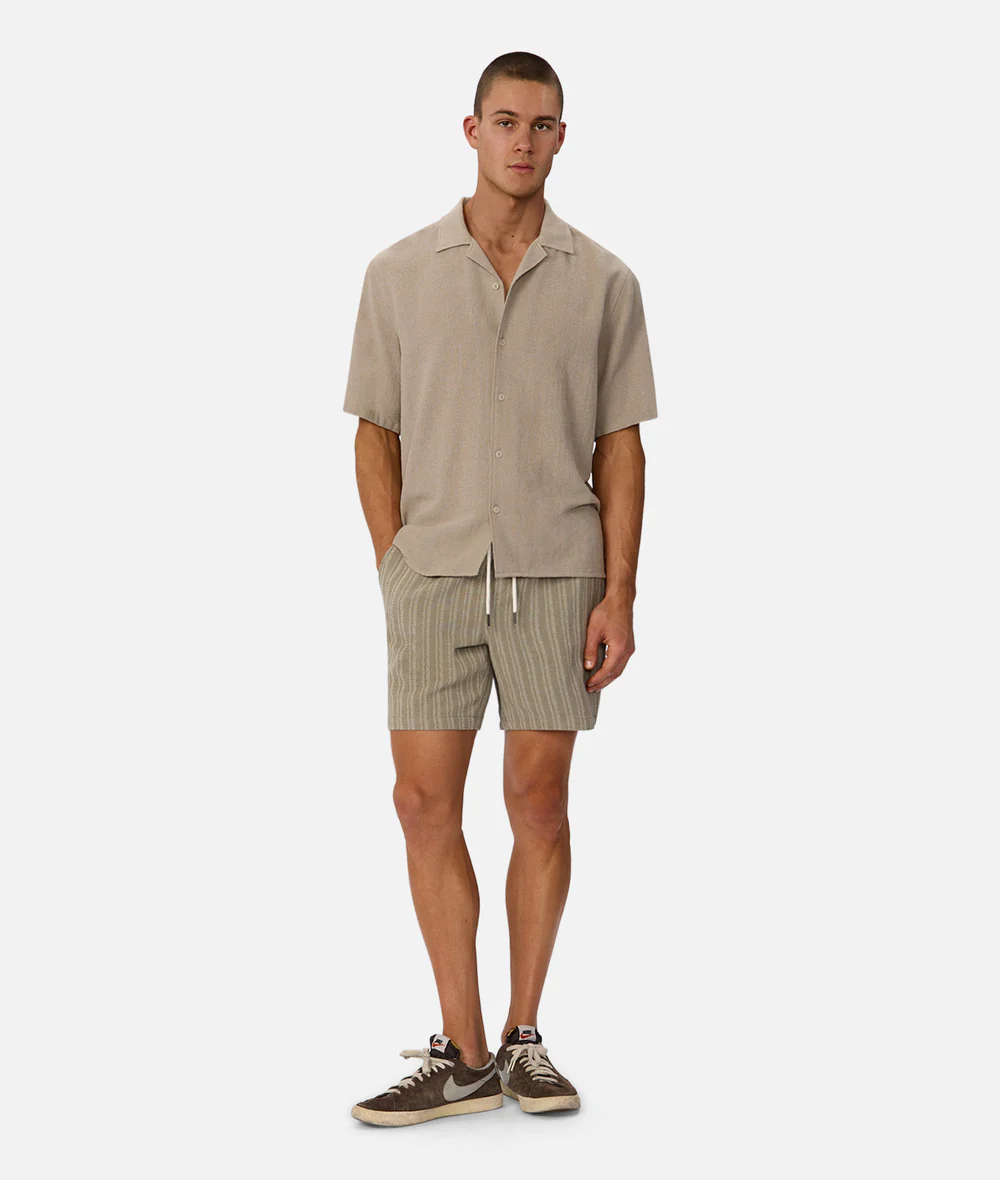 Ignazio Textured Drawcord Short