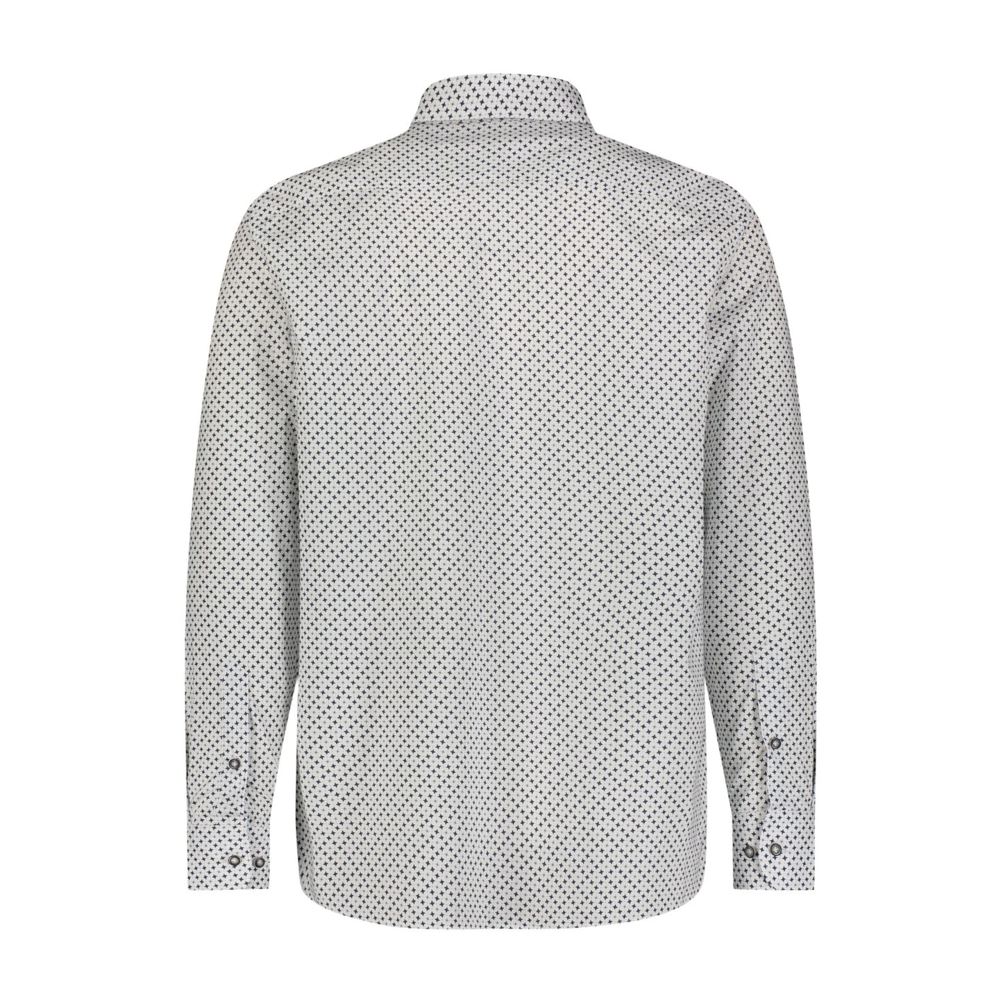 Geo Star Print Long Sleeve Shirt