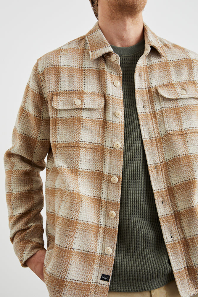 Berkshire Shirt Jacket - Sienna Sunset