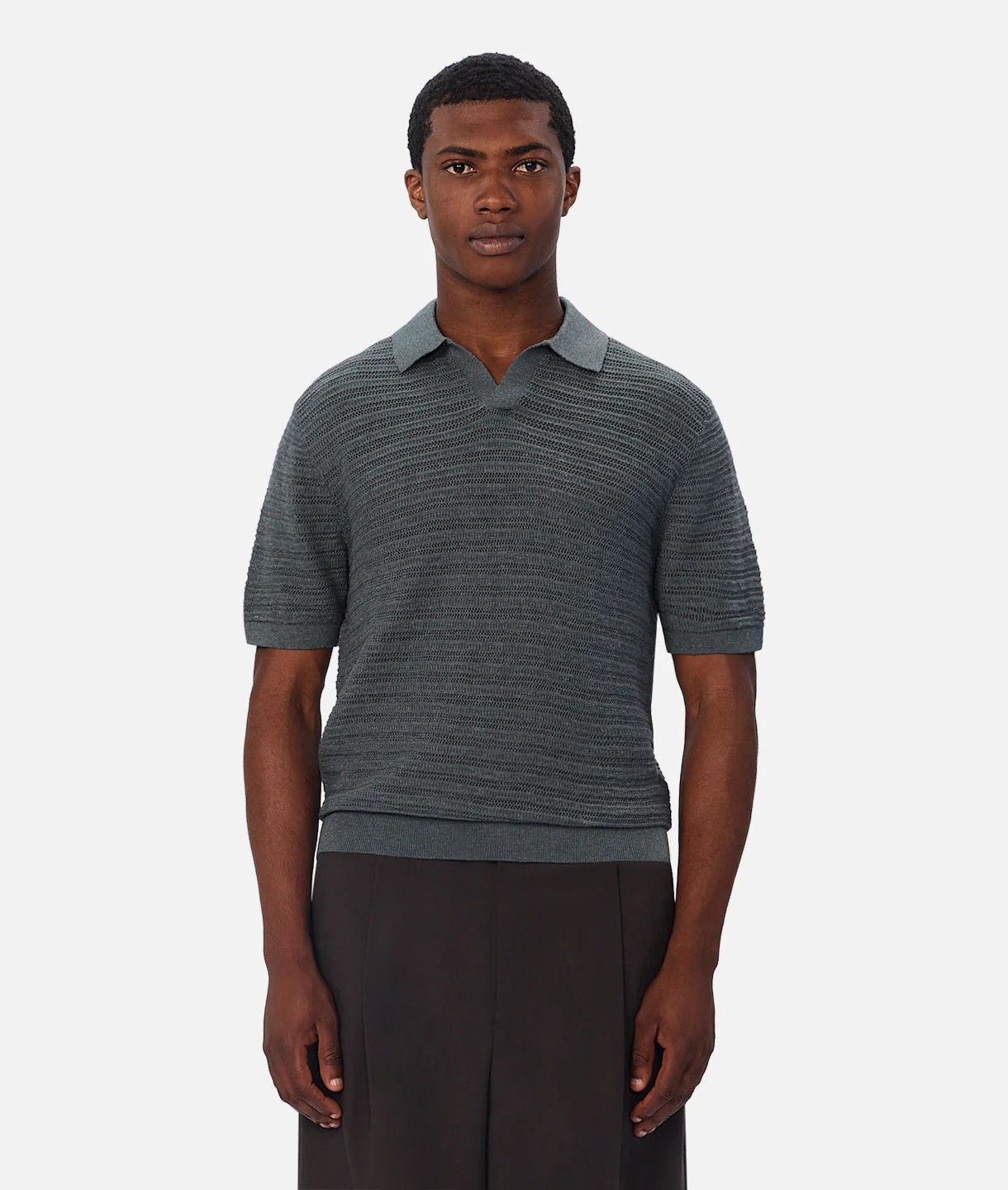 Bologna Jacquard Knit Polo