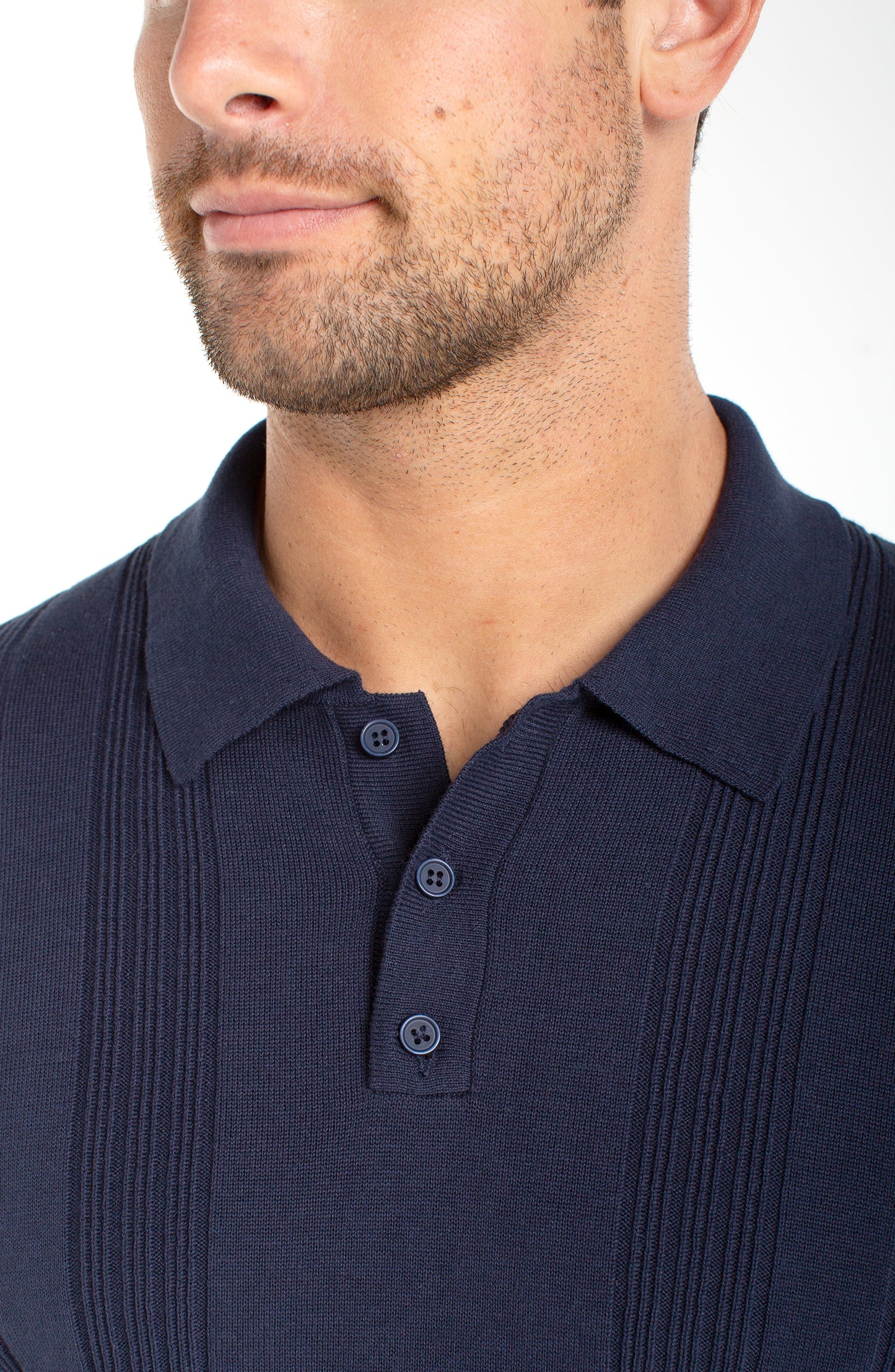 Cotton Sweater Knit Polo