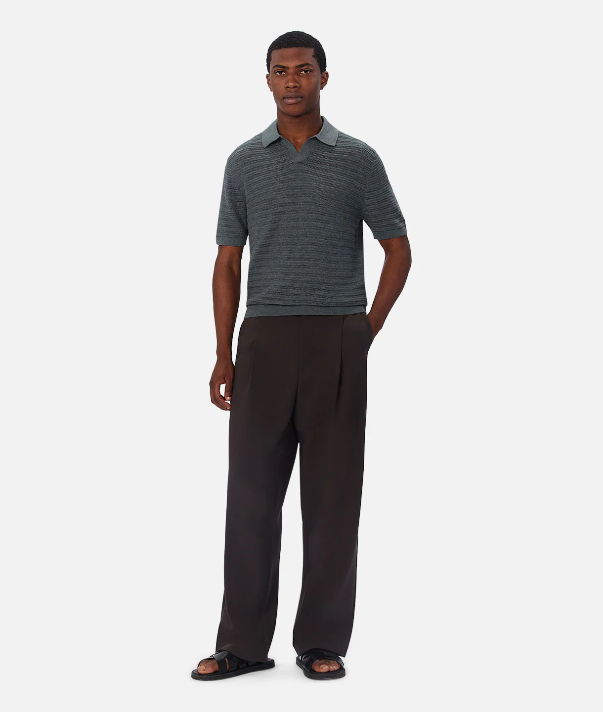 Bologna Jacquard Knit Polo