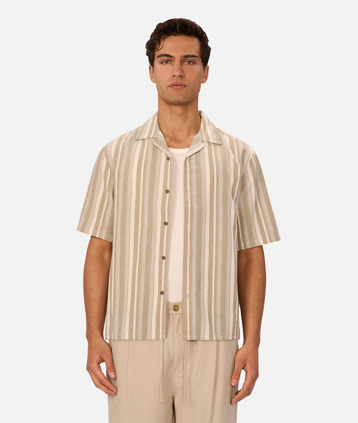 Livorno Textured Camp Shirt