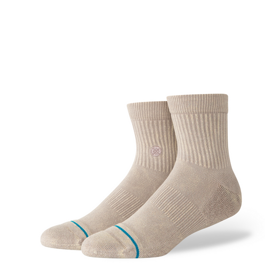 Stance Signature Wash Quarter Socks - String Grey