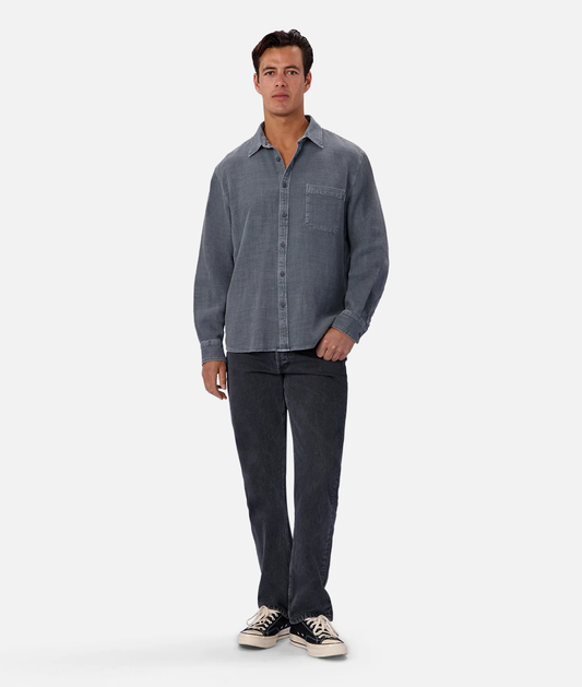 Lisbon Long Sleeve Shirt - Blue Steel