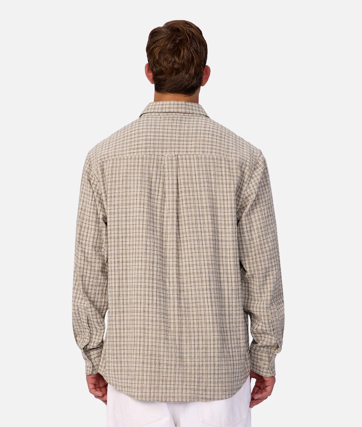 Beaufort Long Sleeve Shirt - Stone/Taupe