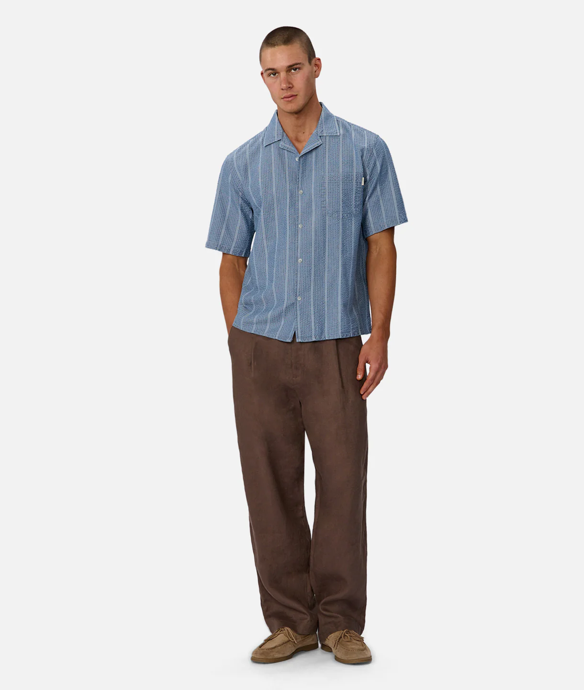 The Kimridge S/S Shirt - Indigo
