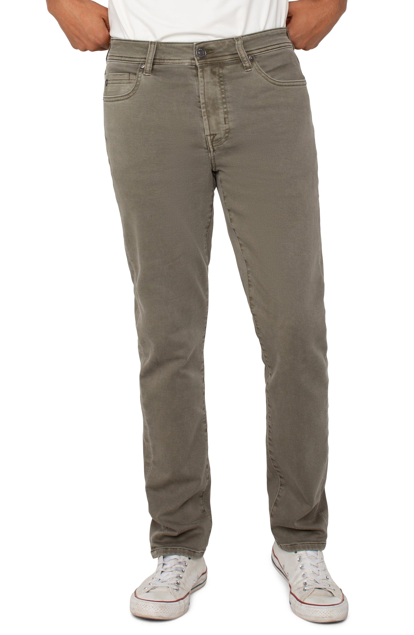 Kingston Modern Straight - Pewter Green