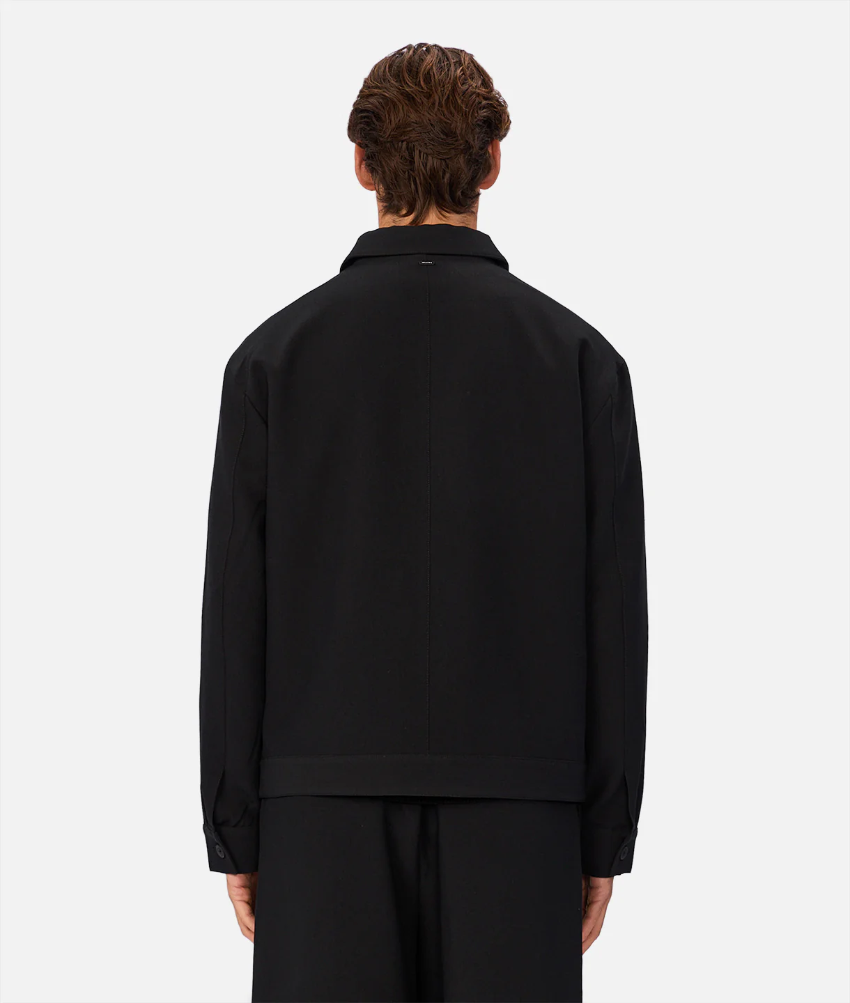 Lightweight Lusso Bomber Jacket - Black