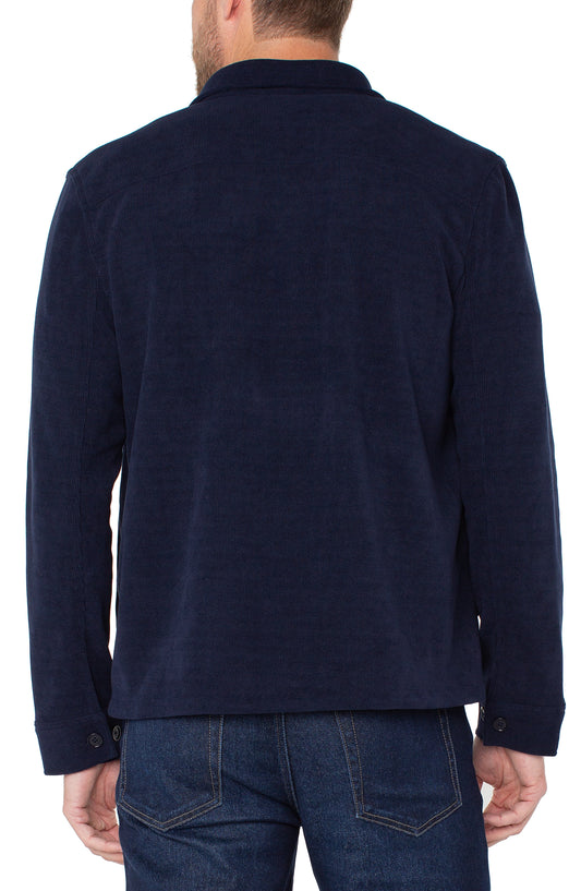 Long Sleeve Corduroy Overshirt