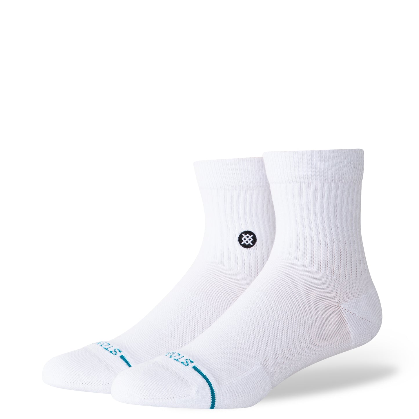 Stance Icon Quarter Socks - White