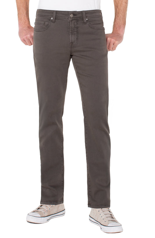 Kingston Modern Straight Twill Pants – Deep Earth