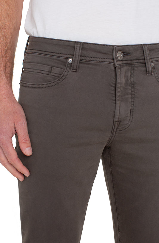 Kingston Modern Straight Twill Pants – Deep Earth